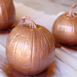 copper pumpkins