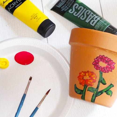 painting seed pottery