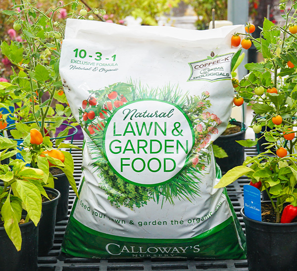 Link to Calloway’s Natural Lawn & Garden Food product page