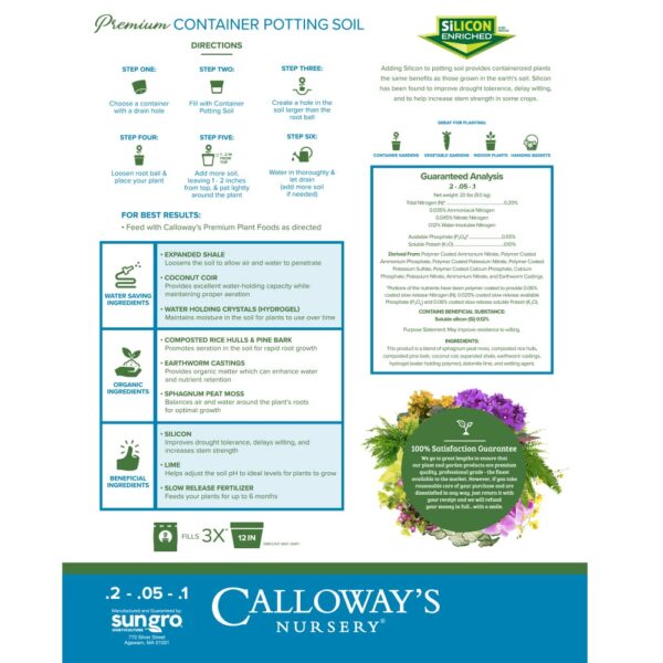 Calloway’s Premium Container Potting Soil