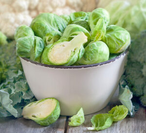Brussel Sprouts in a bowl